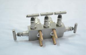 Cheap Industrial 5 way valve manifolds high pressure , NPT / BSP / ISO / DIN Standard wholesale
